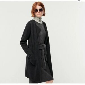 J.Crew Charcoal Knit Sweater Blazer